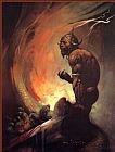 Frank Frazetta Mongol Tyrant painting